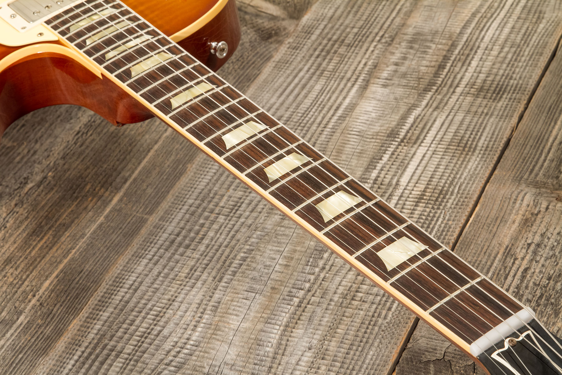Gibson Custom Shop M2m Les Paul Standard 1959 2h Ht Rw #932130 - Murphy Lab Light Aged Golden Poppy Burst - Guitarra eléctrica de corte único. - Varia