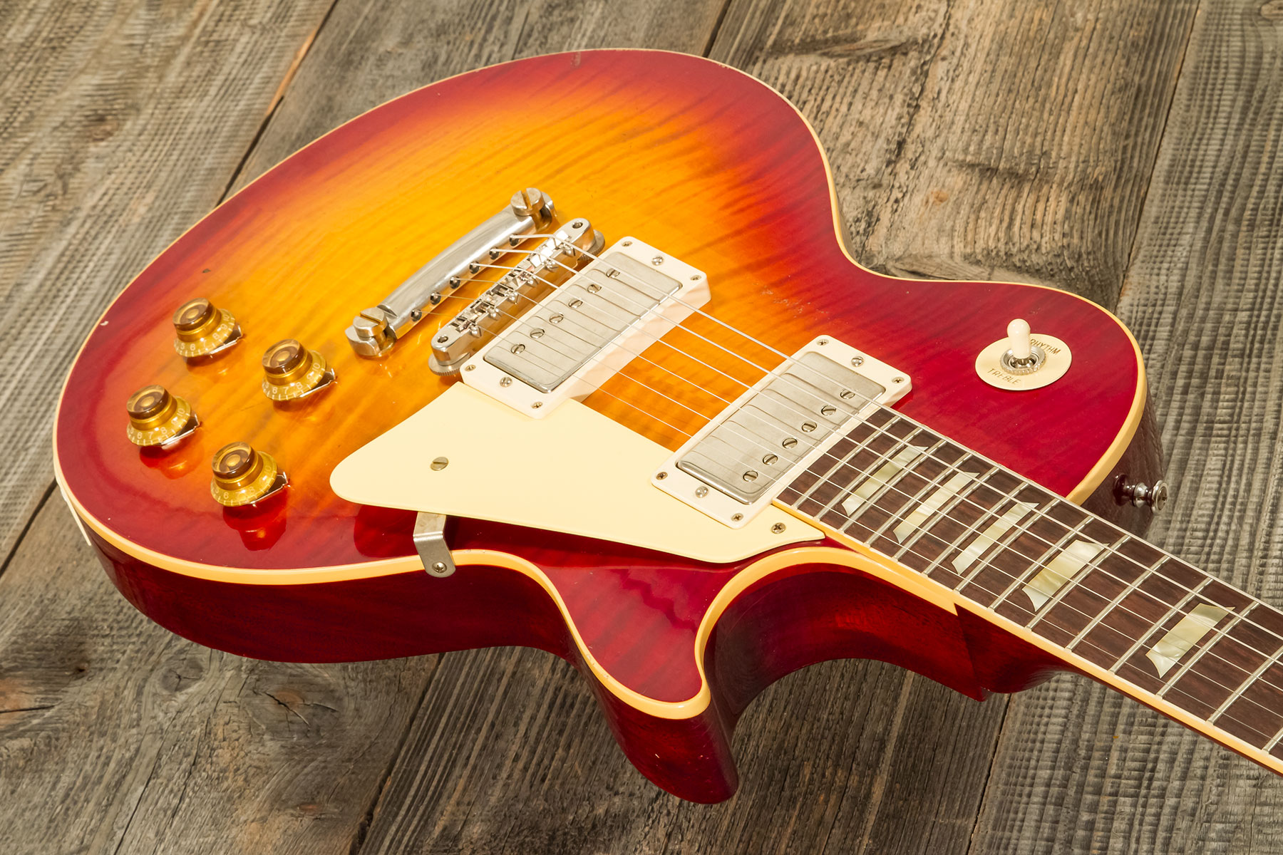 Gibson Custom Shop M2m Les Paul Standard 1959 2h Ht Rw #932145 - Murphy Lab Light Aged Factory Burst - Guitarra eléctrica de corte único. - Variation 
