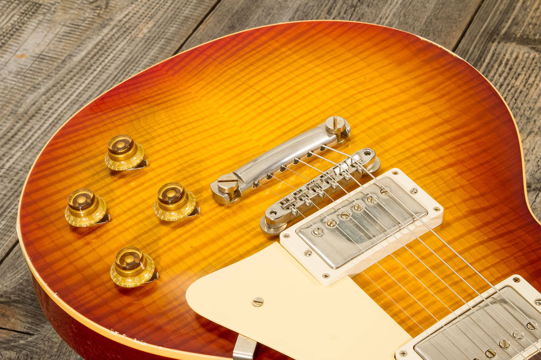 Gibson Custom Shop M2m Les Paul Standard 1959 2h Ht Rw #932609 - Murphy Lab Light Aged Royal Tea Burst - Guitarra eléctrica de corte único. - Variatio
