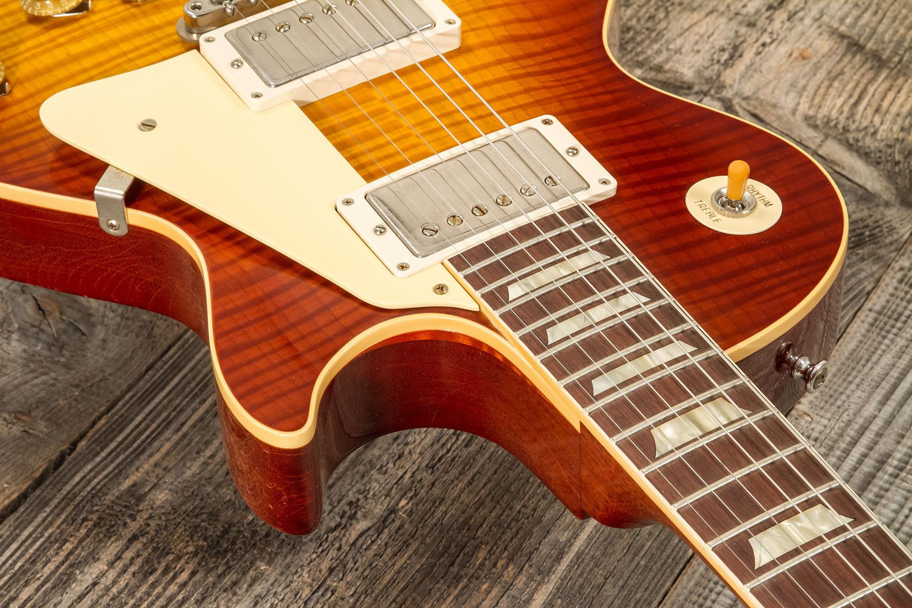 Gibson Custom Shop M2m Les Paul Standard 1959 2h Ht Rw #932609 - Murphy Lab Light Aged Royal Tea Burst - Guitarra eléctrica de corte único. - Variatio