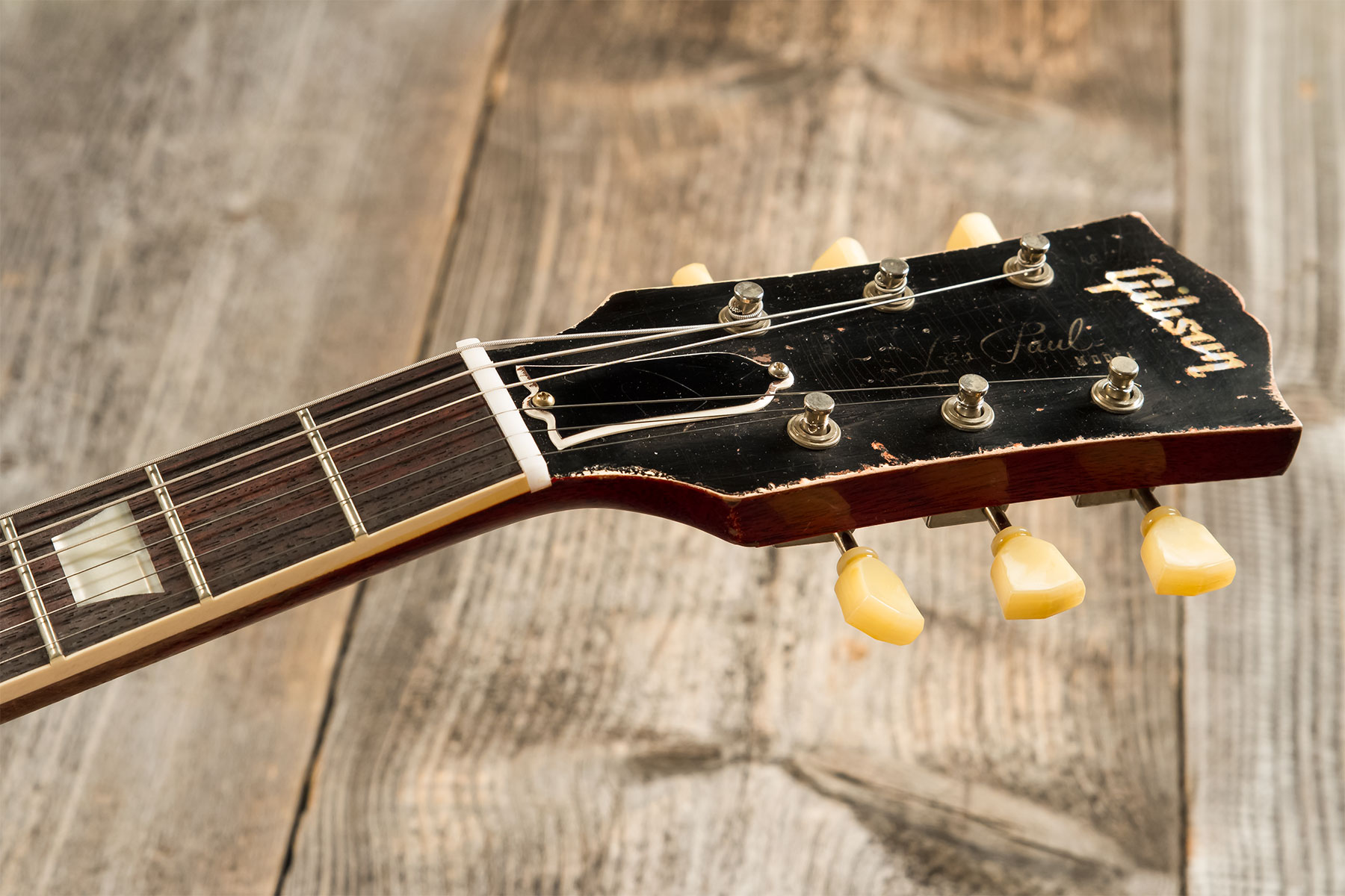 Gibson Custom Shop M2m Les Paul Standard 1959 2h Ht Rw #942047 - Murphy Lab Ultra Heavy Aged Golden Poppy Burst - Guitarra eléctrica de corte único. -