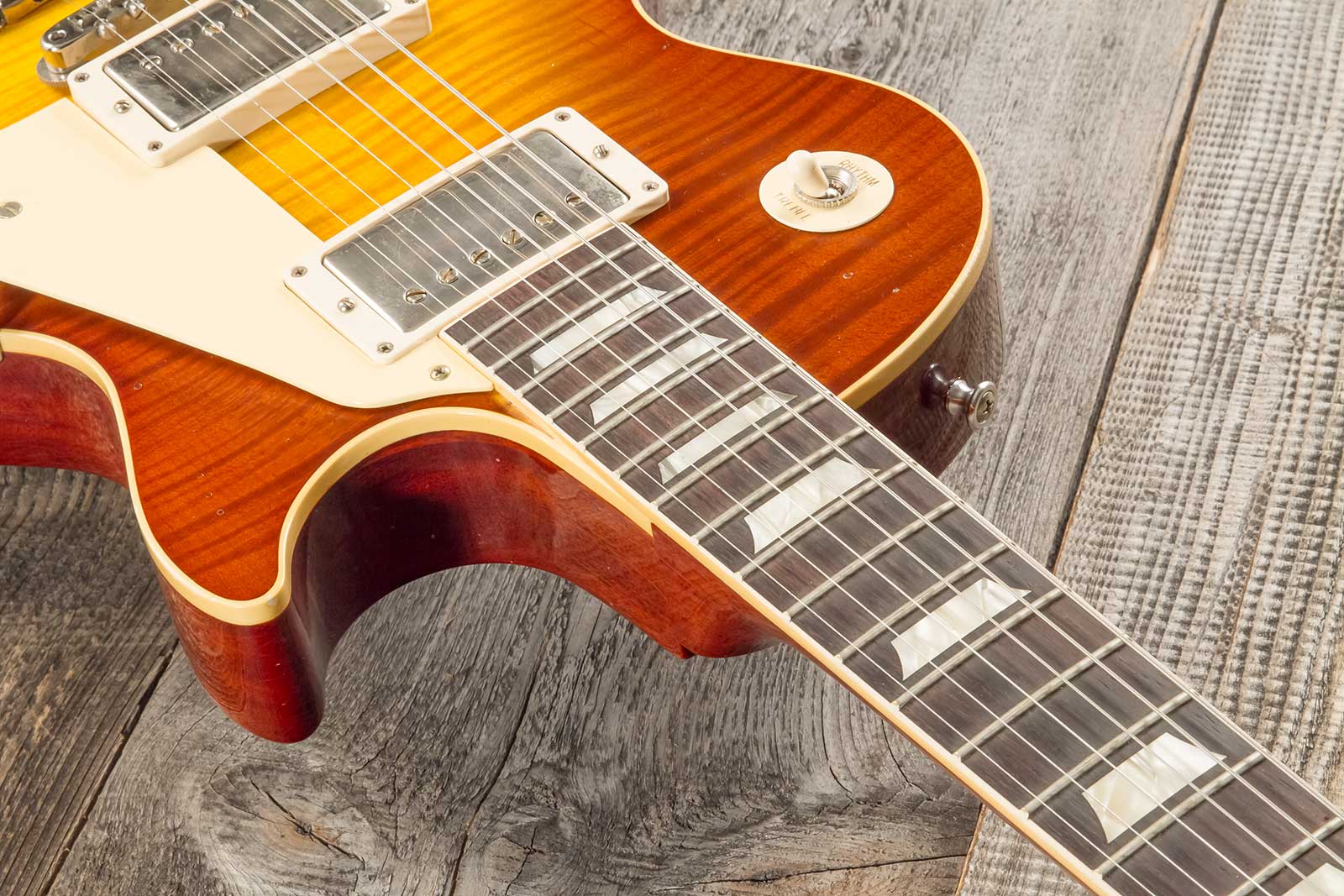 Gibson Custom Shop M2m Les Paul Standard 1959 2h Ht Rw #94898 - Murphy Lab Light Aged Royal Tea Burst - Guitarra eléctrica de corte único. - Variation