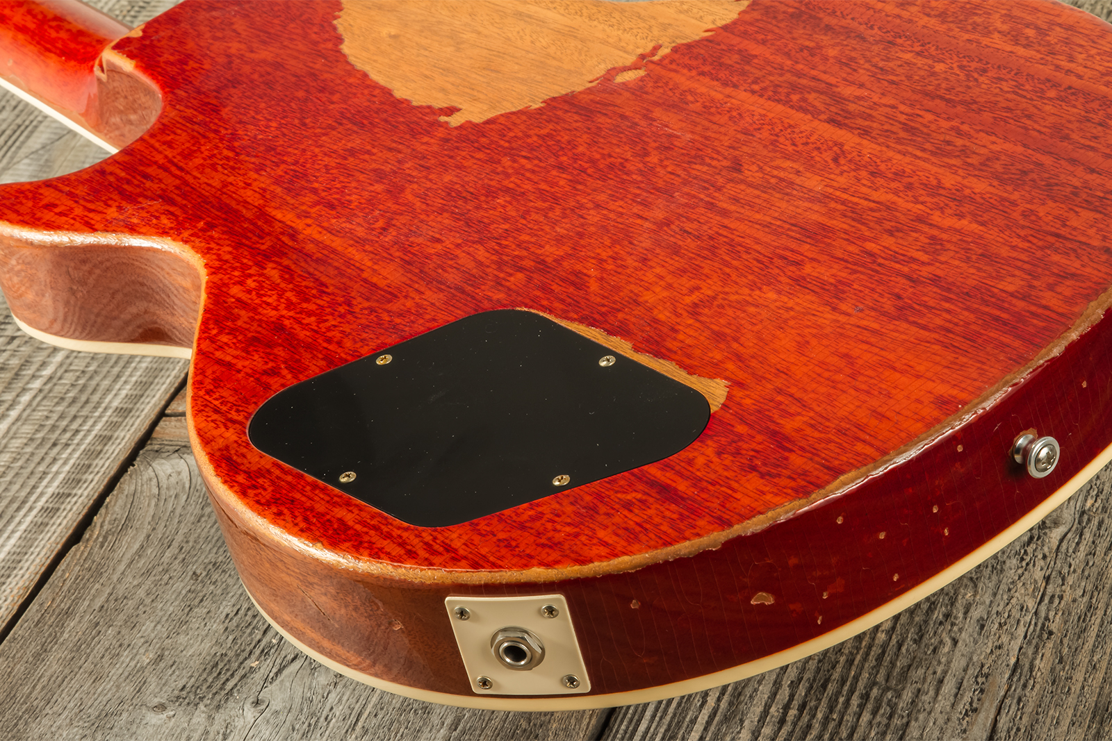 Gibson Custom Shop M2m Les Paul Standard 1959 2h Ht Rw #r961618 - Aged Sunrise Teaburst - Guitarra eléctrica de corte único. - Variation 13