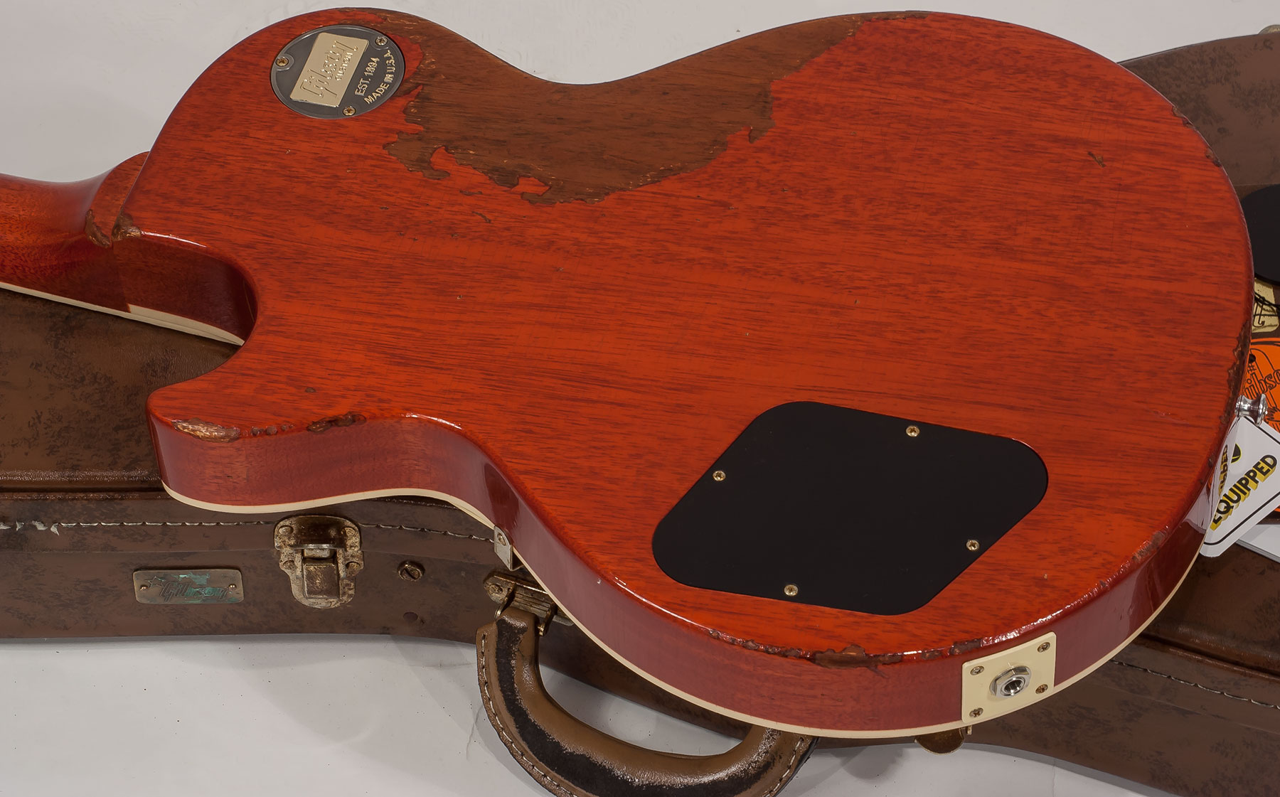 Gibson Custom Shop M2m Les Paul Standard 1959 2h Ht Rw #982192 - Heavy Aged Sunrise Tea Burst - Guitarra eléctrica de corte único. - Variation 4