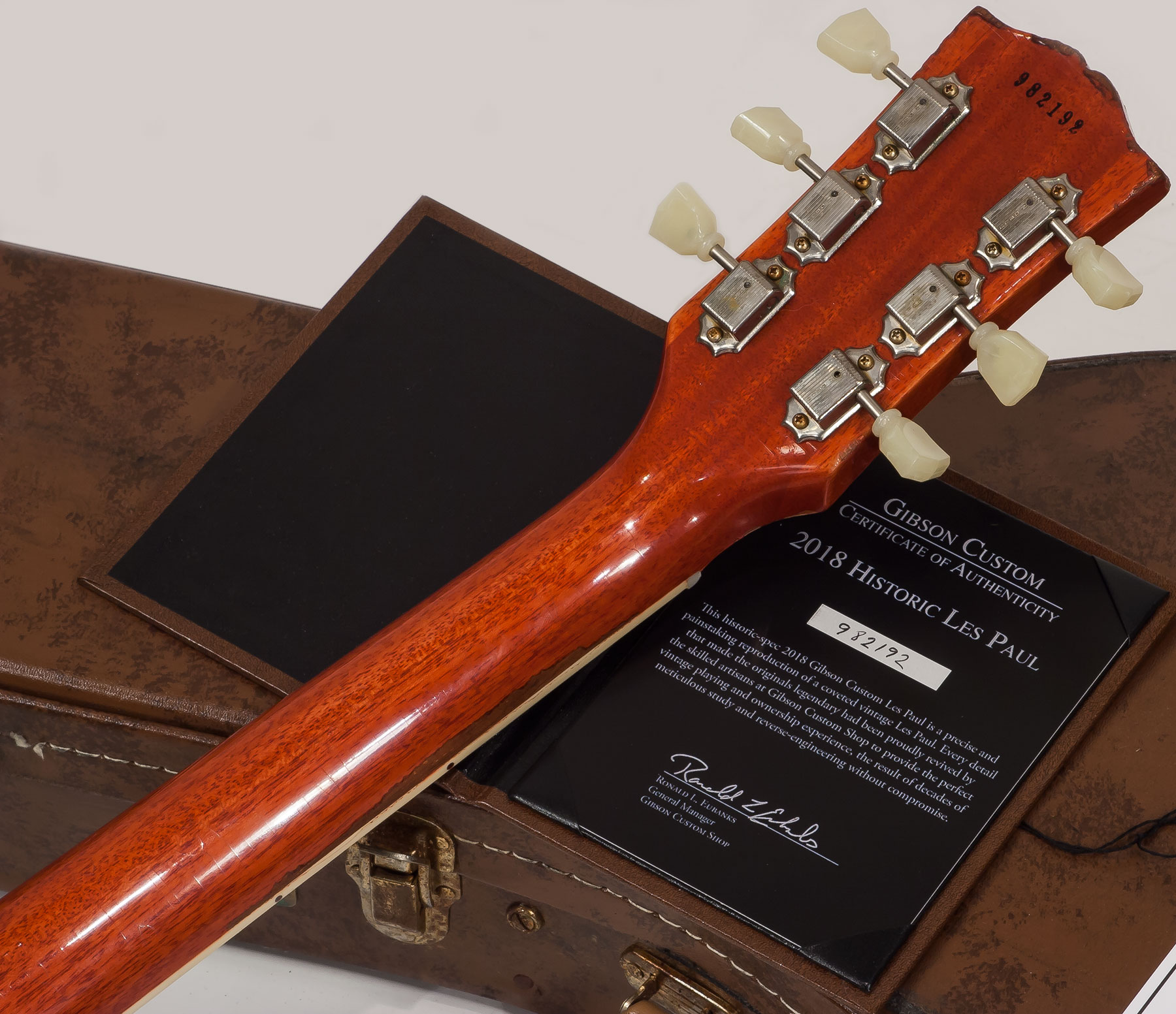 Gibson Custom Shop M2m Les Paul Standard 1959 2h Ht Rw #982192 - Heavy Aged Sunrise Tea Burst - Guitarra eléctrica de corte único. - Variation 5