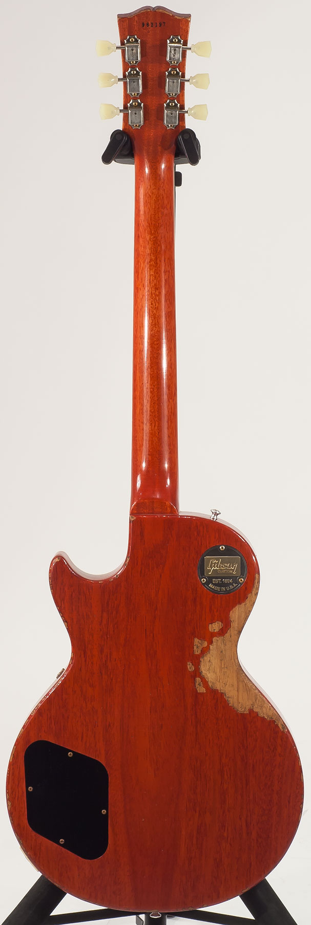Gibson Custom Shop M2m Les Paul Standard 1959 2h Ht Rw #982197 - Heavy Aged Iced Tea - Guitarra eléctrica de corte único. - Variation 1