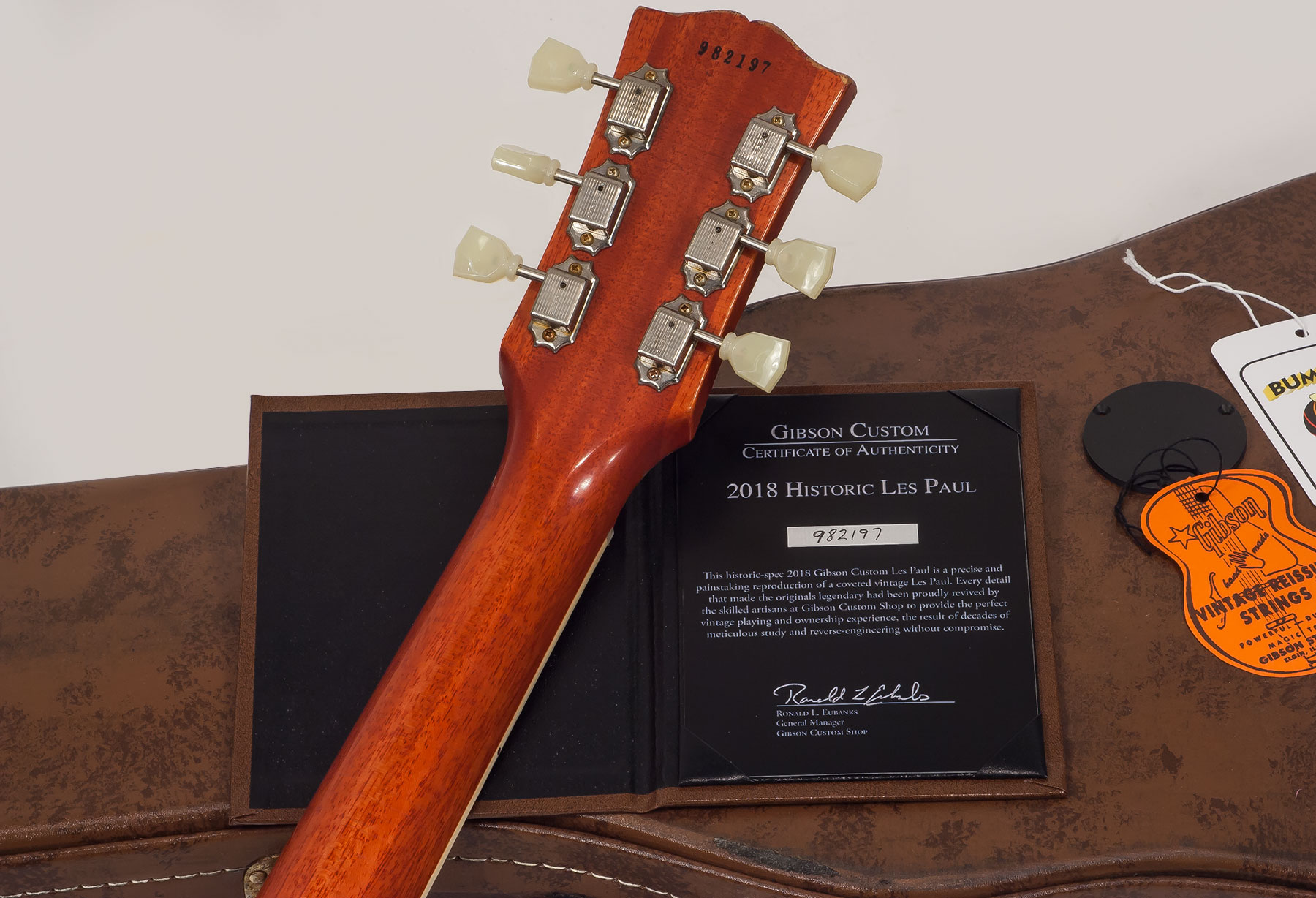 Gibson Custom Shop M2m Les Paul Standard 1959 2h Ht Rw #982197 - Heavy Aged Iced Tea - Guitarra eléctrica de corte único. - Variation 5