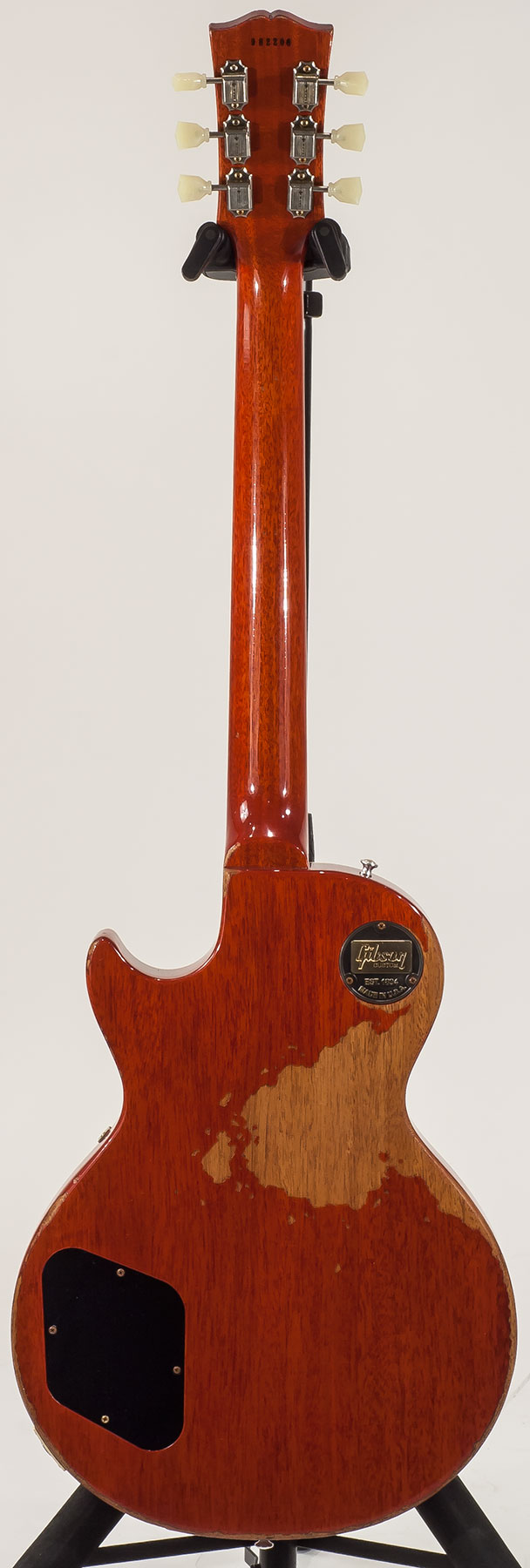 Gibson Custom Shop M2m Les Paul Standard 1959 2h Ht Rw #982206 - Heavy Aged Vintage Cherry Burst - Guitarra eléctrica de corte único. - Variation 1