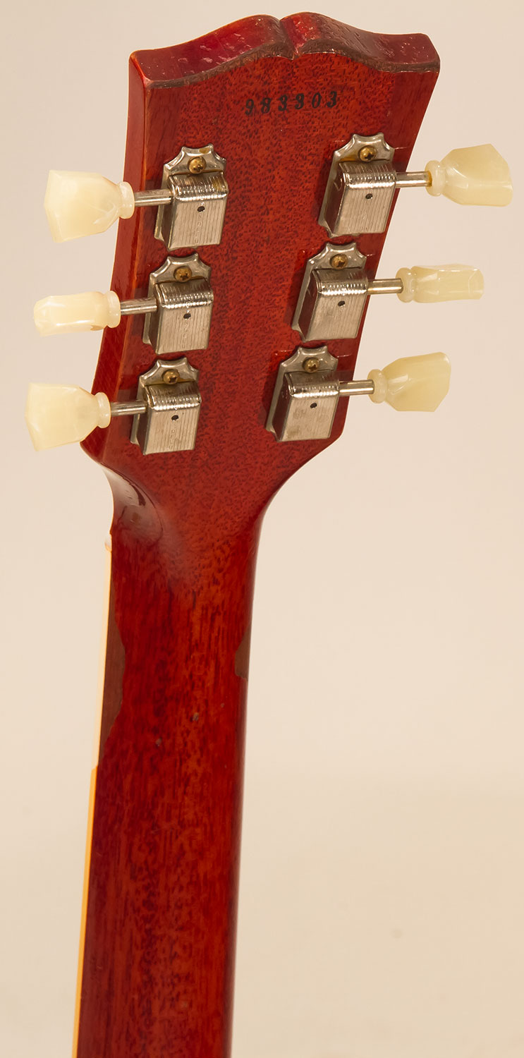 Gibson Custom Shop M2m Les Paul Standard 1959 2h Ht Rw #983303 - Ultra Aged New Orange Sunset Fade - Guitarra eléctrica de corte único. - Variation 5