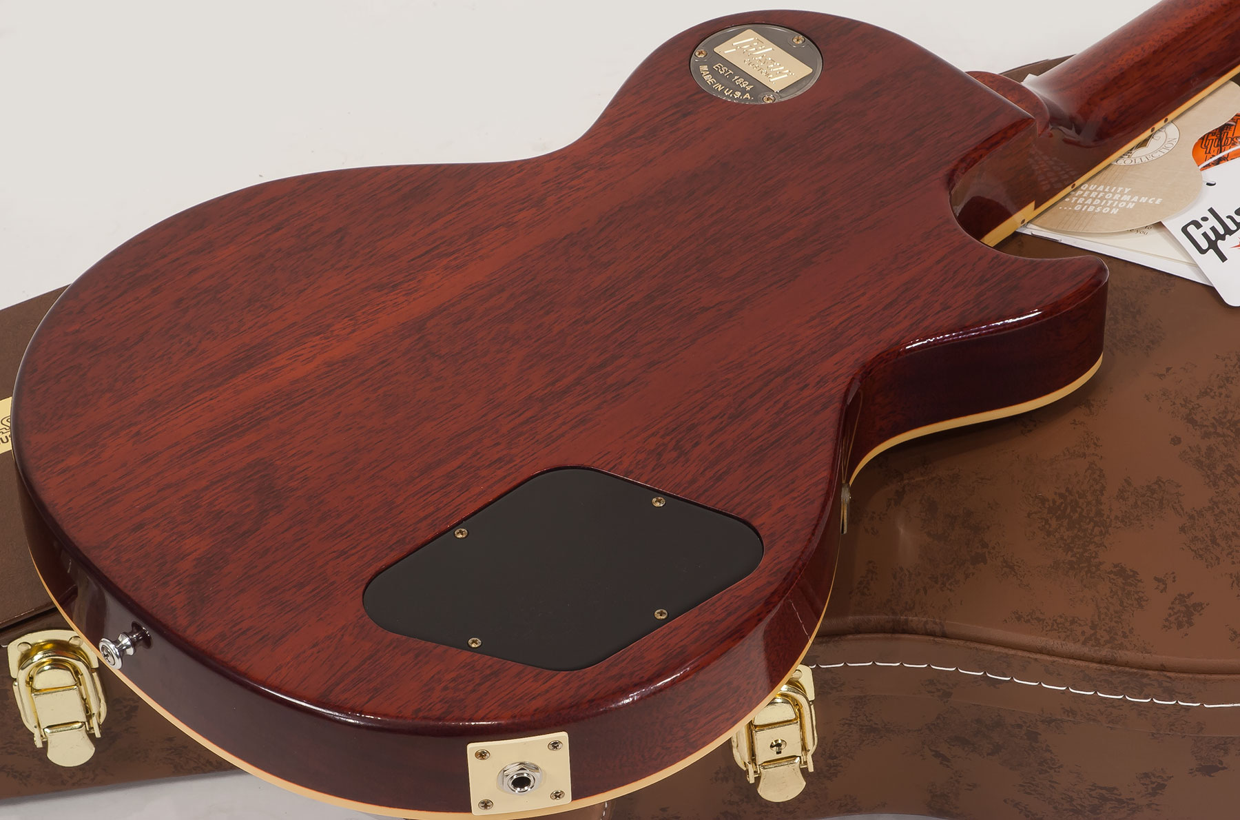 Gibson Custom Shop M2m Les Paul Standard 1959 Lh Gaucher Ltd 2h Ht Rw #971610 - Vos Washed Cherry - Guitarra electrica para zurdos - Variation 5
