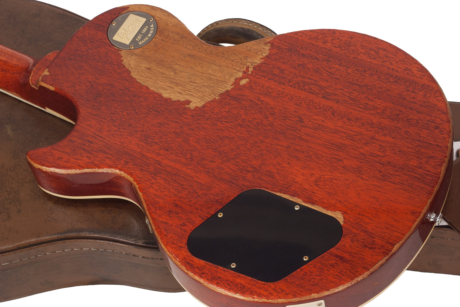 Gibson Custom Shop M2m Les Paul Standard 1959 2h Ht Rw #r961618 - Aged Sunrise Teaburst - Guitarra eléctrica de corte único. - Variation 3