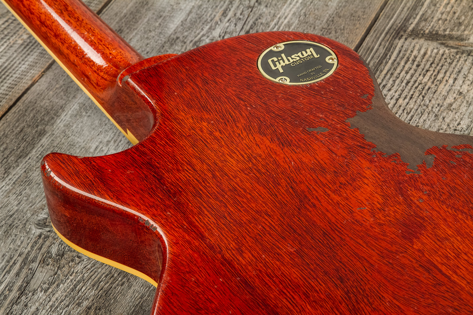 Gibson Custom Shop M2m Les Paul Standard 1959 Reissue 2h Ht Rw #932980 - Murphy Lab Heavy Aged Dirty Lemon Fade - Guitarra eléctrica de corte único. -