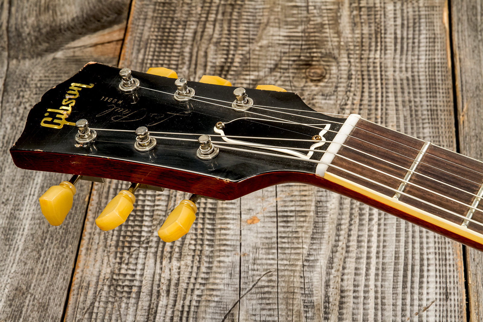 Gibson Custom Shop M2m Les Paul Standard 1959 Reissue 2h Ht Rw #932980 - Murphy Lab Heavy Aged Dirty Lemon Fade - Guitarra eléctrica de corte único. -