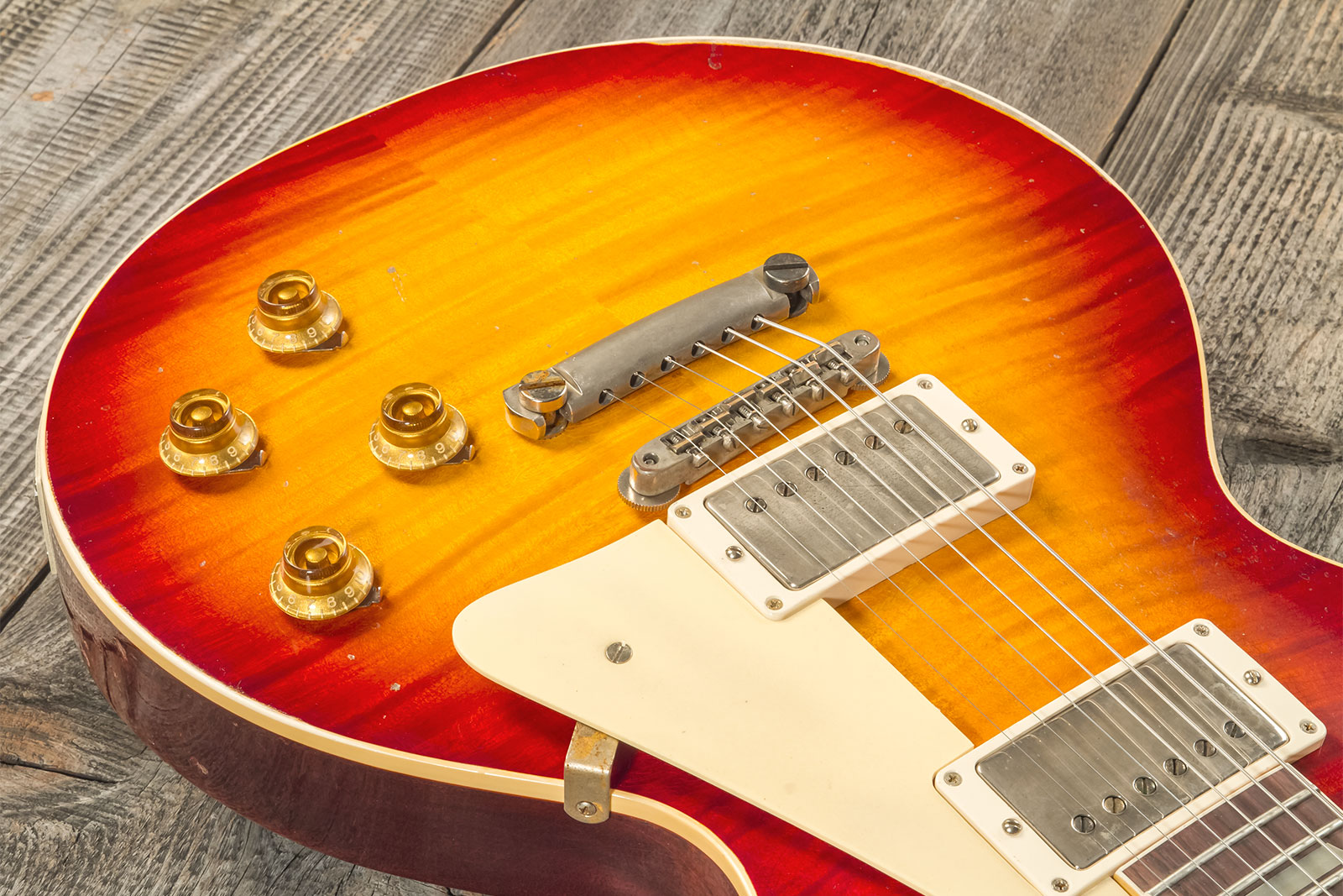 Gibson Custom Shop M2m Les Paul Standard 1959 Reissue 2h Ht Rw #934231 - Murphy Lab Heavy Aged Factory Burst - Guitarra eléctrica de corte único. - Va