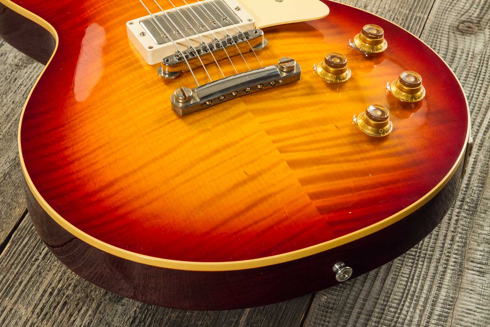 Gibson Custom Shop M2m Les Paul Standard 1959 Reissue 2h Ht Rw #934264 - Murphy Lab Ultra Light Aged Factory Burst - Guitarra eléctrica de corte único