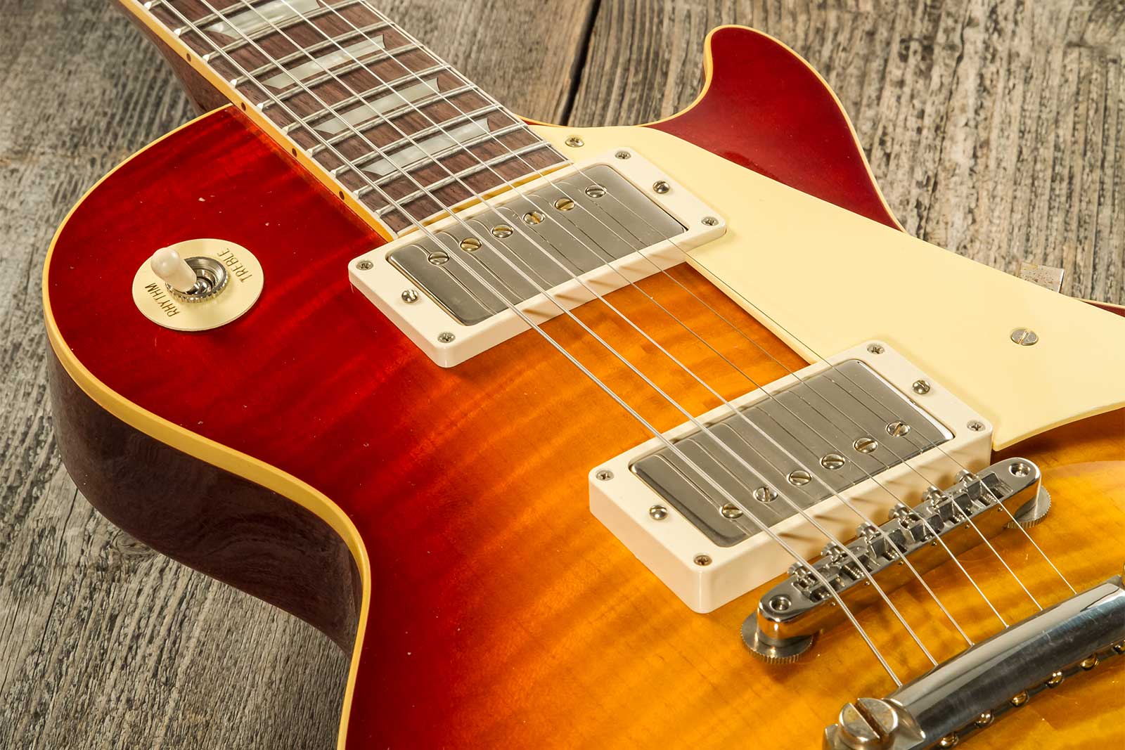 Gibson Custom Shop M2m Les Paul Standard 1959 Reissue 2h Ht Rw #934264 - Murphy Lab Ultra Light Aged Factory Burst - Guitarra eléctrica de corte único