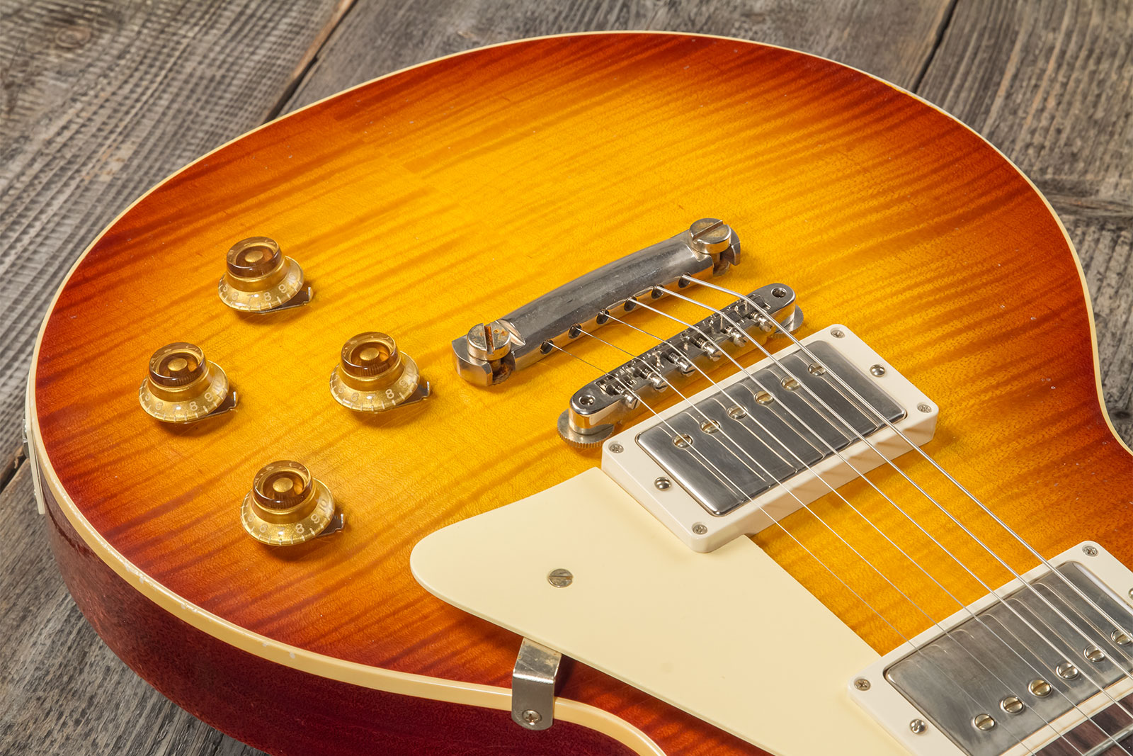 Gibson Custom Shop M2m Les Paul Standard 1959 Reissue 2h Ht Rw #934285 - Murphy Lab Light Aged Ice Tea Burst - Guitarra eléctrica de corte único. - Va