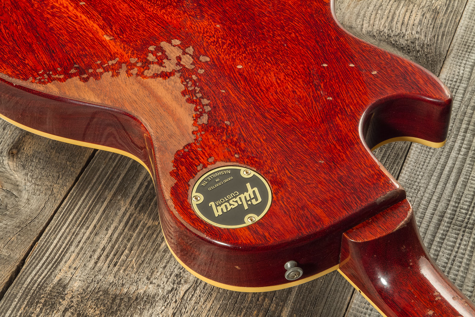 Gibson Custom Shop M2m Les Paul Standard 1959 Reissue 2h Ht Rw #934298 - Murphy Lab Ultra Heavy Aged Washed Cherry Sunburst - Guitarra eléctrica de co