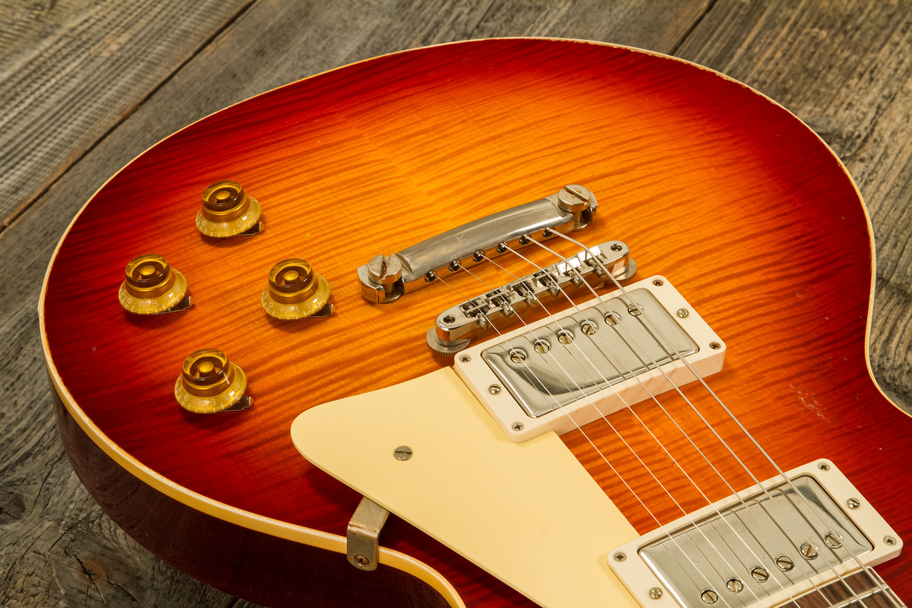 Gibson Custom Shop M2m Les Paul Standard 1959 Reissue 2h Ht Rw #94394 - Murphy Lab Light Aged Factory Burst - Guitarra eléctrica de corte único. - Var