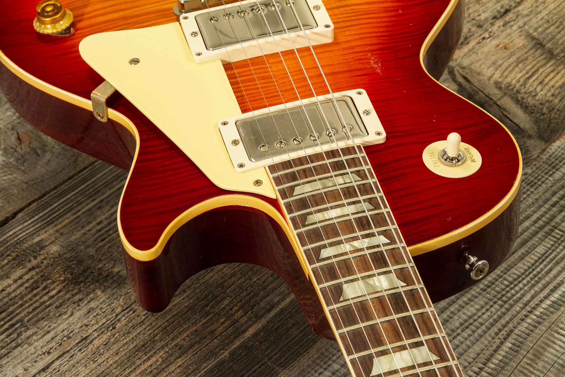 Gibson Custom Shop M2m Les Paul Standard 1959 Reissue 2h Ht Rw #94394 - Murphy Lab Light Aged Factory Burst - Guitarra eléctrica de corte único. - Var