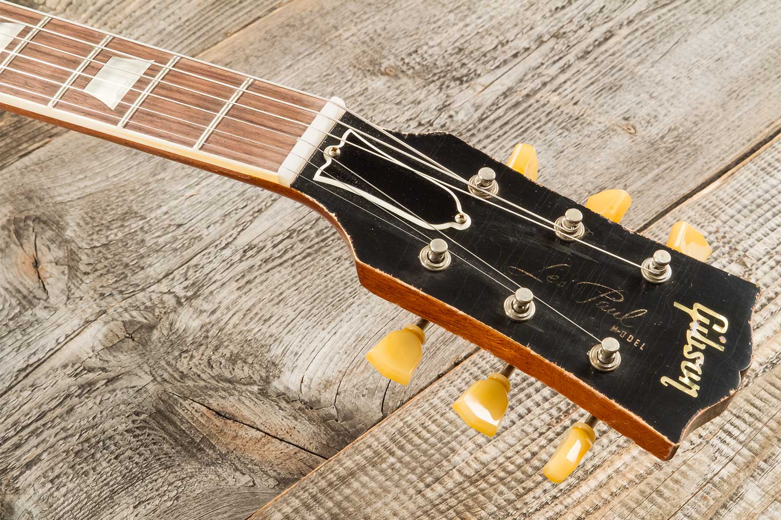 Gibson Custom Shop M2m Les Paul Standard 1959 Reissue 2h Ht Rw #94702 - Murphy Lab Ultra Heavy Aged Golden Poppy Burst - Guitarra eléctrica de corte ú