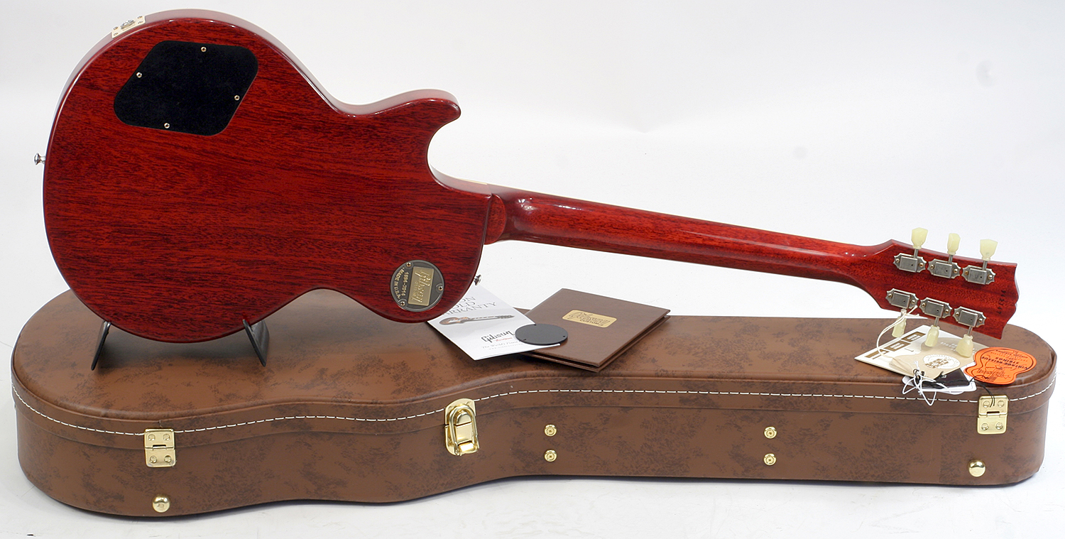 Gibson Custom Shop M2m Les Paul Standard 1959 Reissue 2h Ht Rw #943147 - Vos Red Tiger - Guitarra eléctrica de corte único. - Variation 2