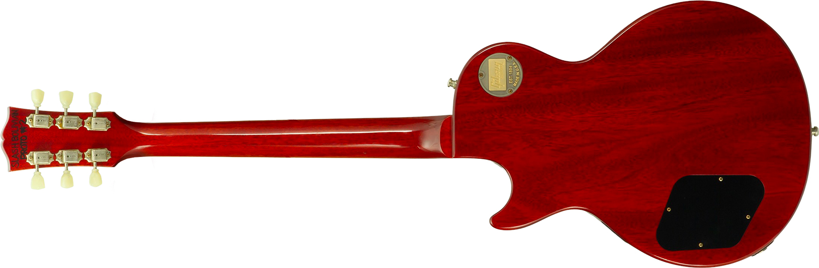Gibson Custom Shop M2m Slash Les Paul 1958 Standard Proto #2 - Vos Vermillion Burst - Guitarra eléctrica de corte único. - Variation 11