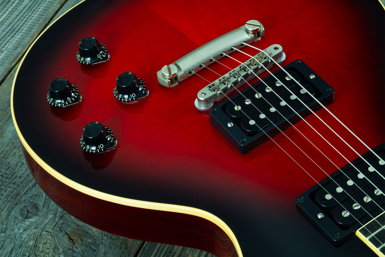 Gibson Custom Shop M2m Slash Les Paul 1958 Standard Proto #2 - Vos Vermillion Burst - Guitarra eléctrica de corte único. - Variation 13