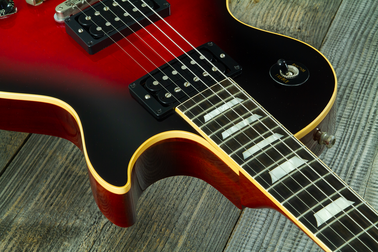 Gibson Custom Shop M2m Slash Les Paul 1958 Standard Proto #2 - Vos Vermillion Burst - Guitarra eléctrica de corte único. - Variation 14