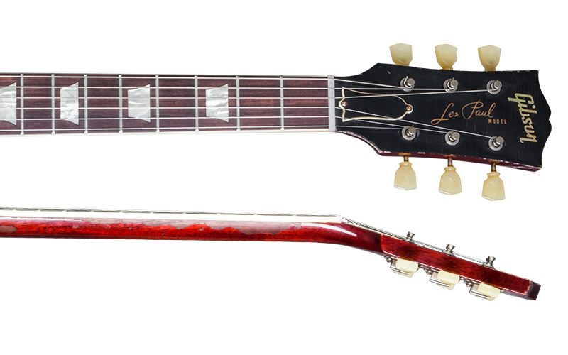Gibson Custom Shop Mick Ralphs Les Paul Standard 1958 Replica Signature 2h Ht Rw - Aged Ralphs Burst - Guitarra eléctrica de corte único. - Variation 