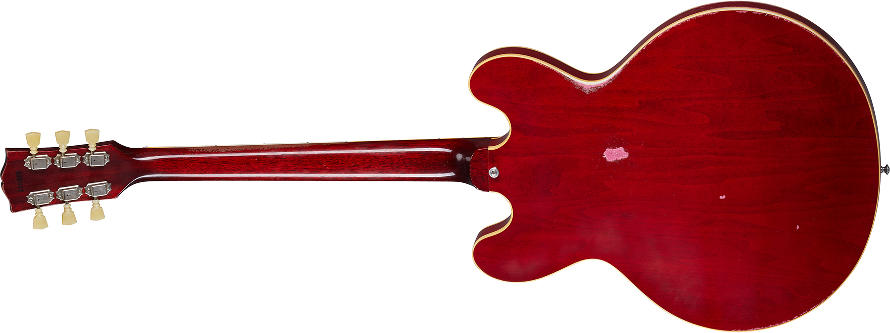 Gibson Custom Shop Murphy Lab Es-335 1961 Reissue 2h Ht Rw - Heavy Aged Sixties Cherry - Guitarra eléctrica semi caja - Variation 1