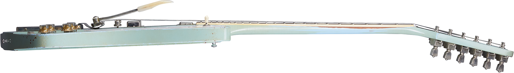 Gibson Custom Shop Murphy Lab Firebird 1963 Maestro Reissue Trem 2mh Rw - Heavy Aged Antique Frost Blue - Guitarra electrica retro rock - Variation 2