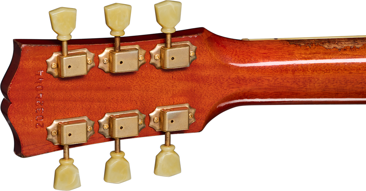 Gibson Custom Shop Murphy Lab Hummingbird 1960 Fixed Bridge Dreadnought Epicea Acajou Rw - Heavy Aged Washed Cherry Sunburst - Guitarra folk - Variati