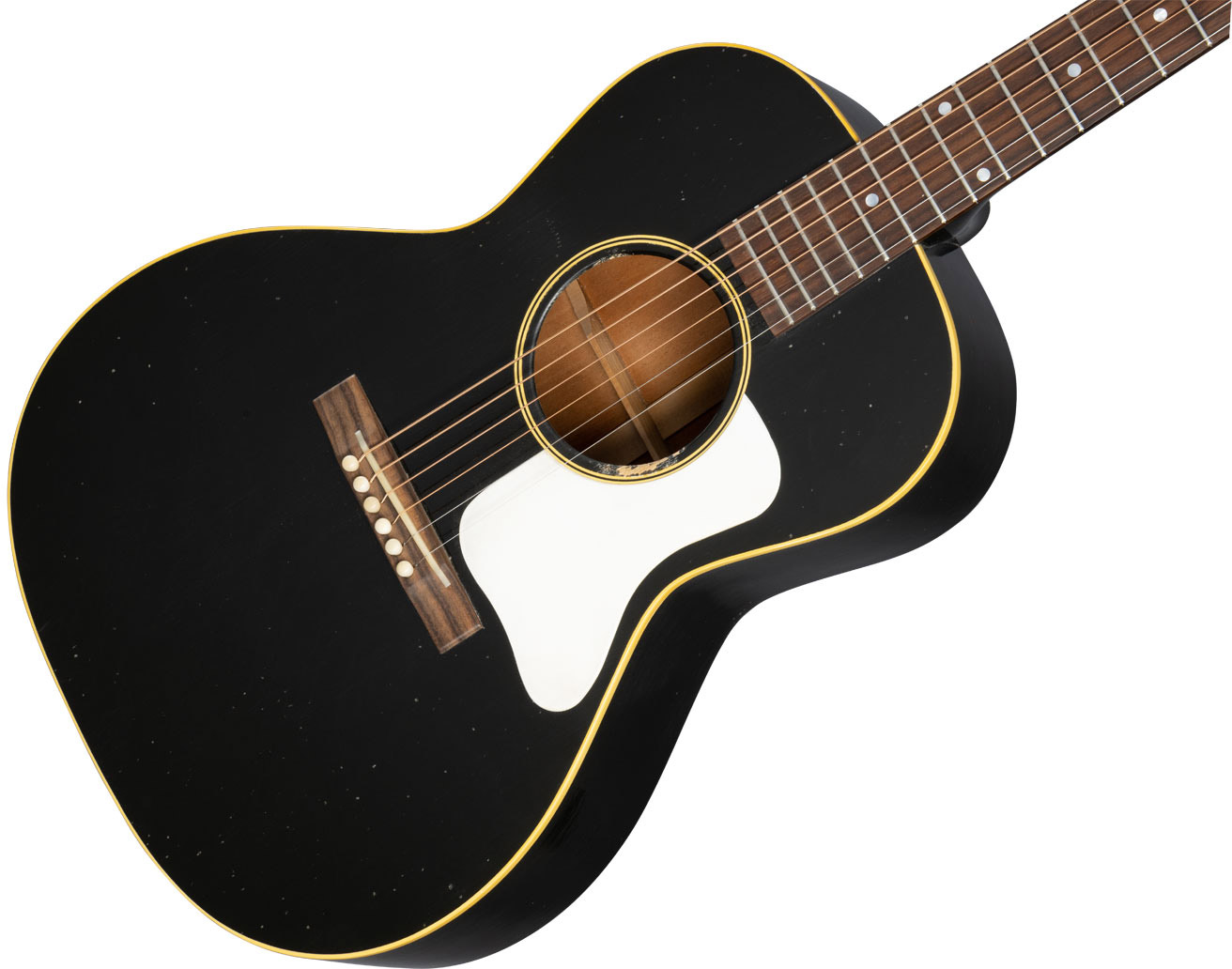 Gibson Custom Shop Murphy Lab L-00 1933 Parlor Epicea Acajou Eb - Ebony Light Aged - Guitarra acústica & electro - Variation 3