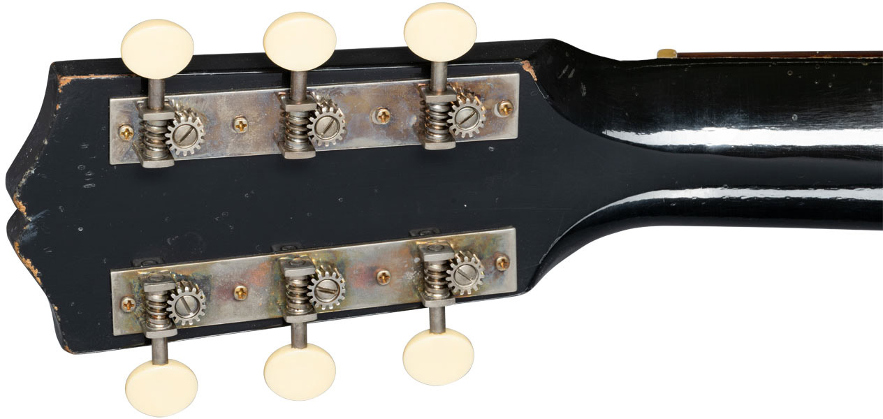 Gibson Custom Shop Murphy Lab L-00 1933 Parlor Epicea Acajou Eb - Ebony Light Aged - Guitarra folk - Variation 4