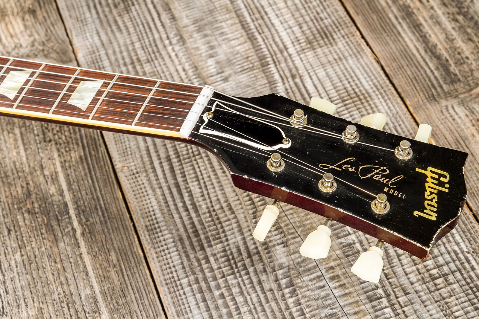 Gibson Custom Shop Murphy Lab Les Paul Goldtop 1957 Reissue 2h Ht Rw #721287 - Light Aged Double Gold With Dark Back - Guitarra eléctrica de corte úni