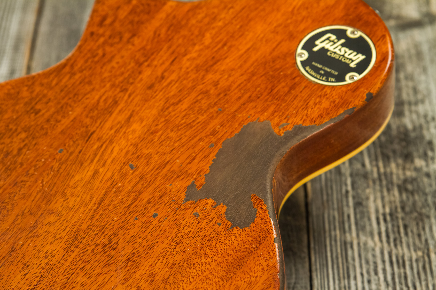 Gibson Custom Shop Murphy Lab Les Paul Standard 1959 Reissue 2h Ht Rw #93718 - Heavy Aged Green Lemon Fade - Guitarra eléctrica de corte único. - Vari