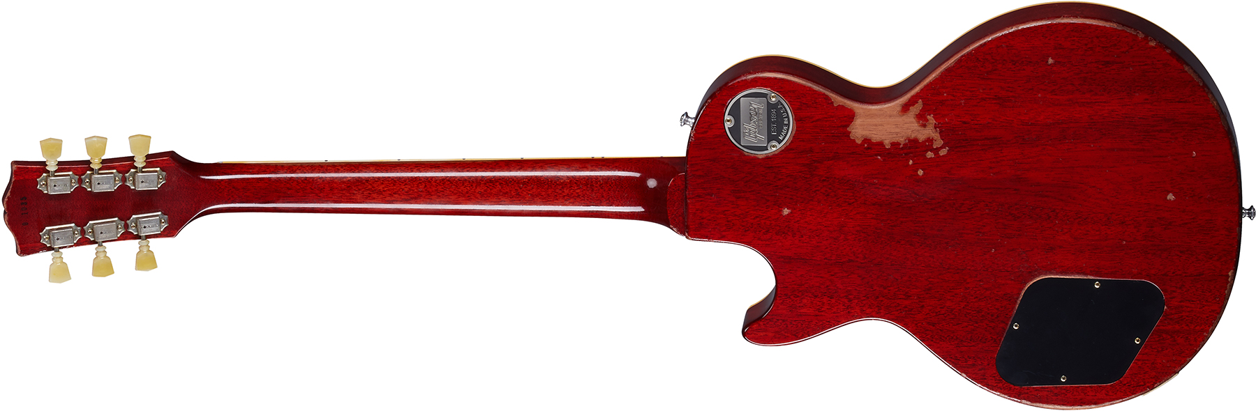 Gibson Custom Shop Murphy Lab Les Paul Standard 1960 Reissue 2h Ht Rw - Heavy Aged Tangerine Burst - Guitarra eléctrica de corte único. - Variation 1