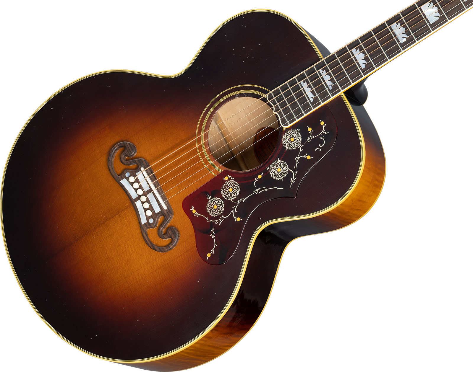 Gibson Custom Shop Murphy Lab Sj-200 1957 Jummbo Epicea Erable Rw - Light Aged Vintage Sunburst - Guitarra acústica & electro - Variation 3