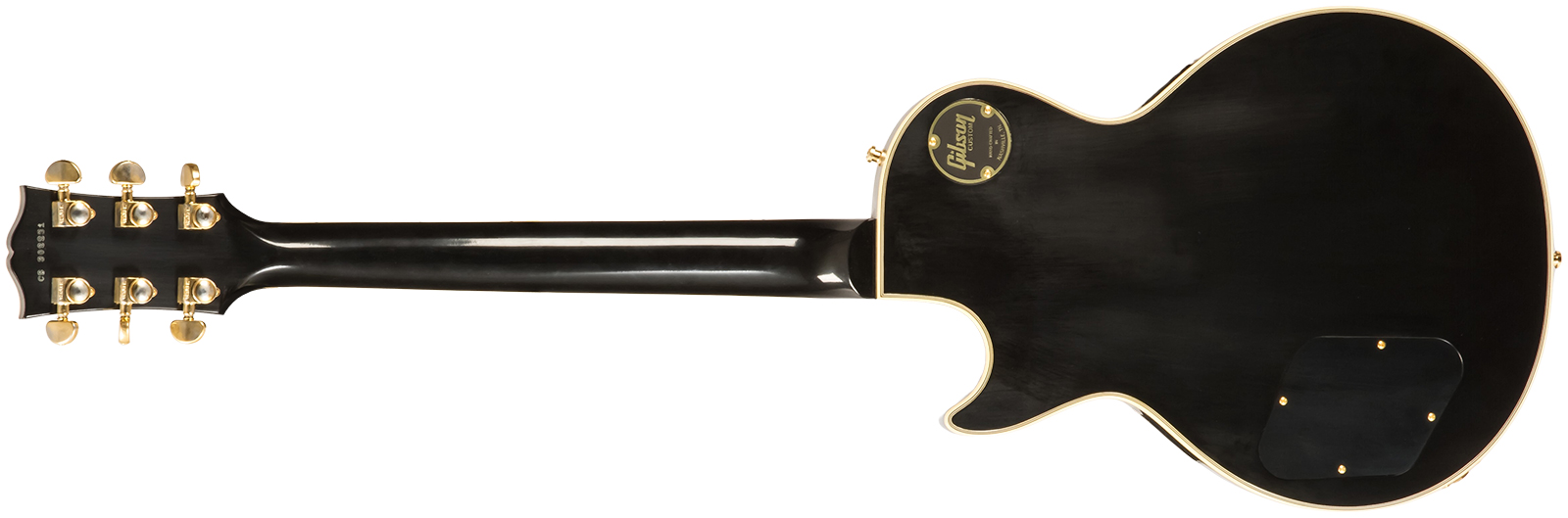 Gibson Custom Shop Peter Frampton Les Paul Custom Phenix Signature 3h Ht Eb - Vos Ebony - Guitarra eléctrica de corte único. - Variation 4