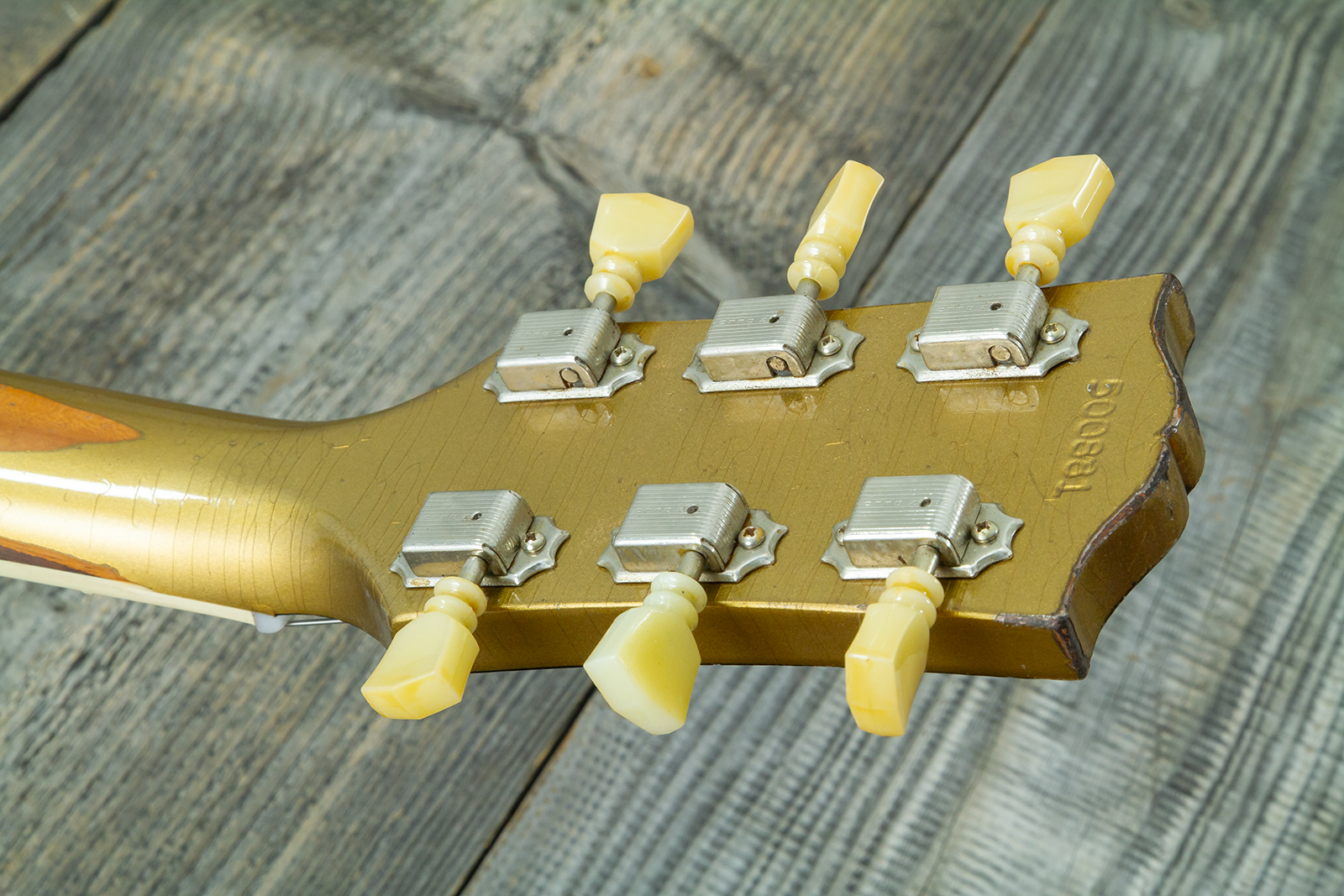Gibson Custom Shop Sg Standard 1961 Reissue 2h Ht Rw #500881 - Murphy Lab Ultra Heavy Aged Double Gold - Guitarra eléctrica de doble corte - Variation