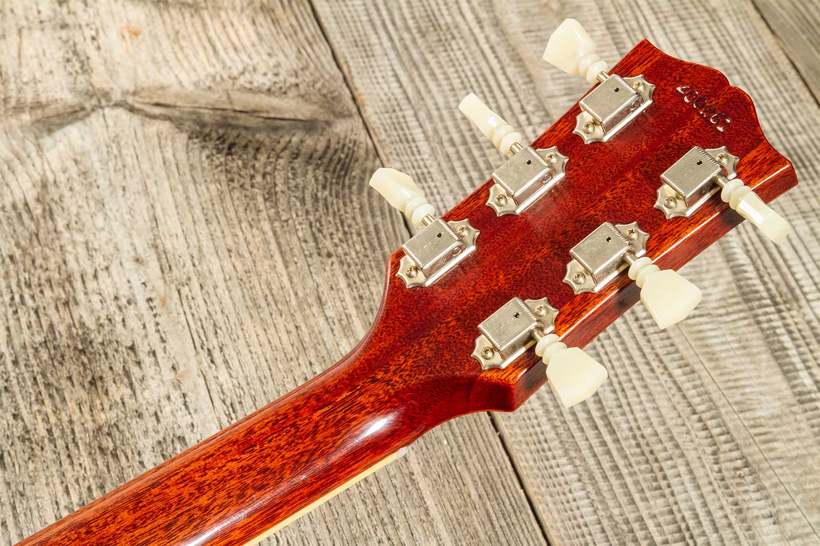 Gibson Custom Shop Sg Standard 1961 Stop Bar Reissue Lh Gaucher 2019 2h Ht Rw #400261 - Vos Cherry Red - Guitarra eléctrica de doble corte - Variation