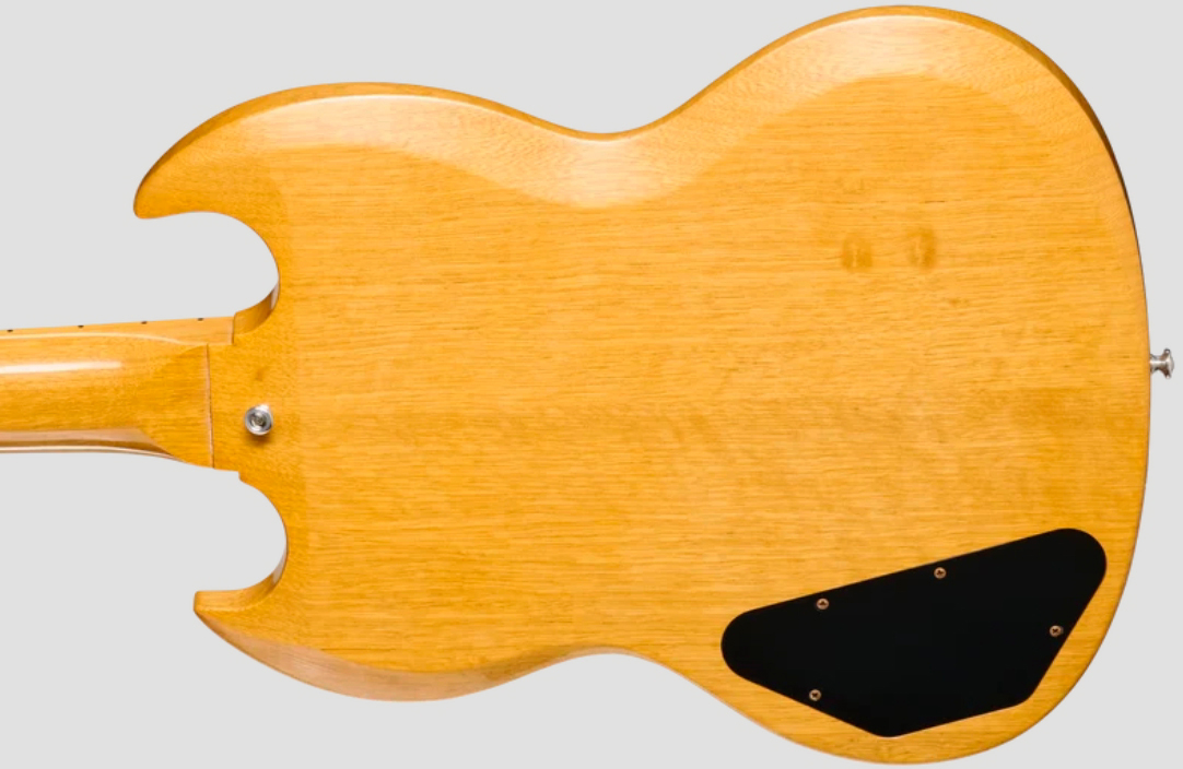 Gibson Custom Shop Sg Standard Reissue 1964 Korina Le Ltd 2h Trem Eb - Vos Antique Natural - Guitarra eléctrica de doble corte - Variation 4