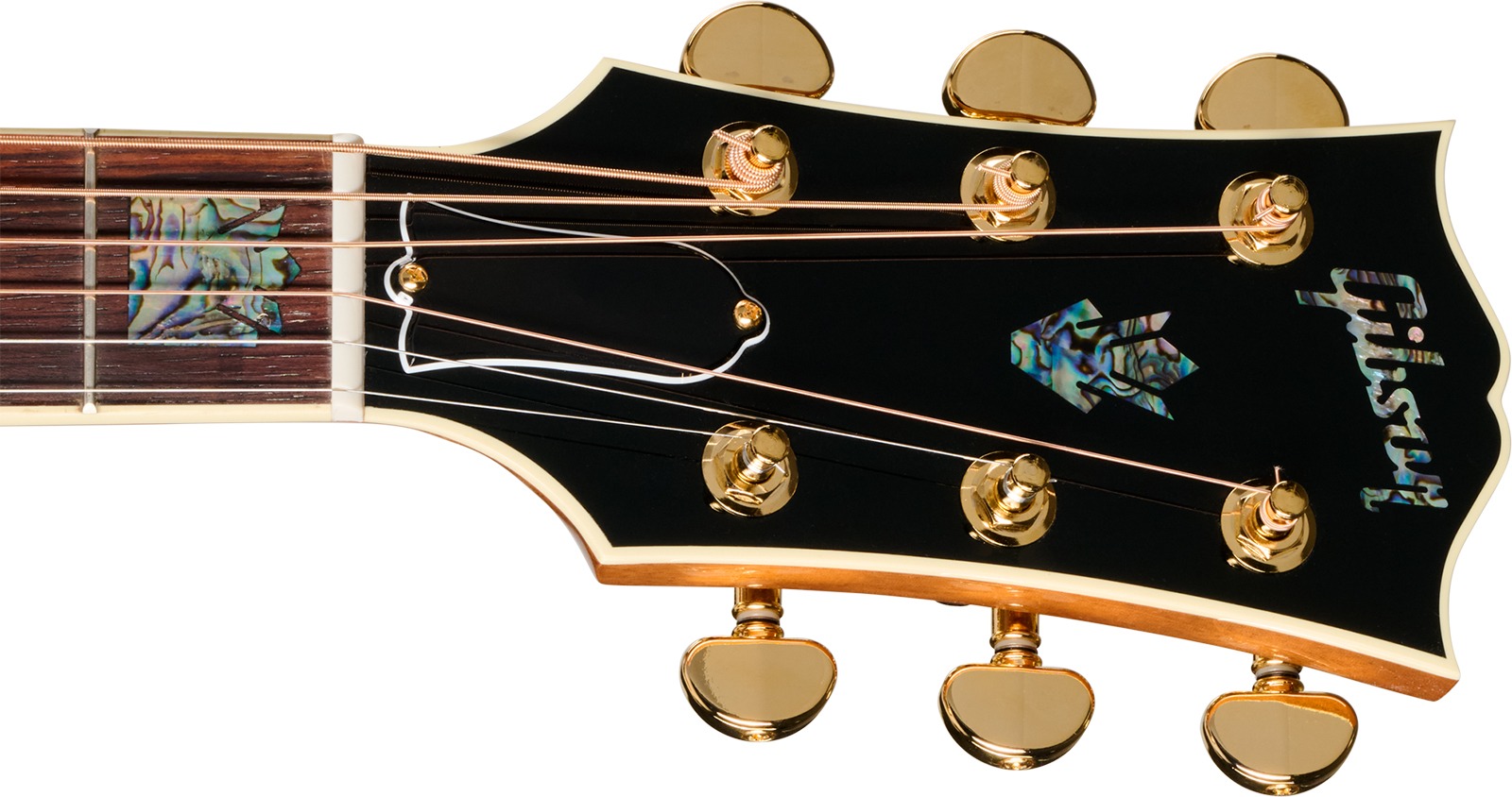 Gibson Custom Shop Sj200 Elegant Koa Artisan Jumbo Epicea Koa Rw - Honey Burst - Guitarra folk - Variation 5