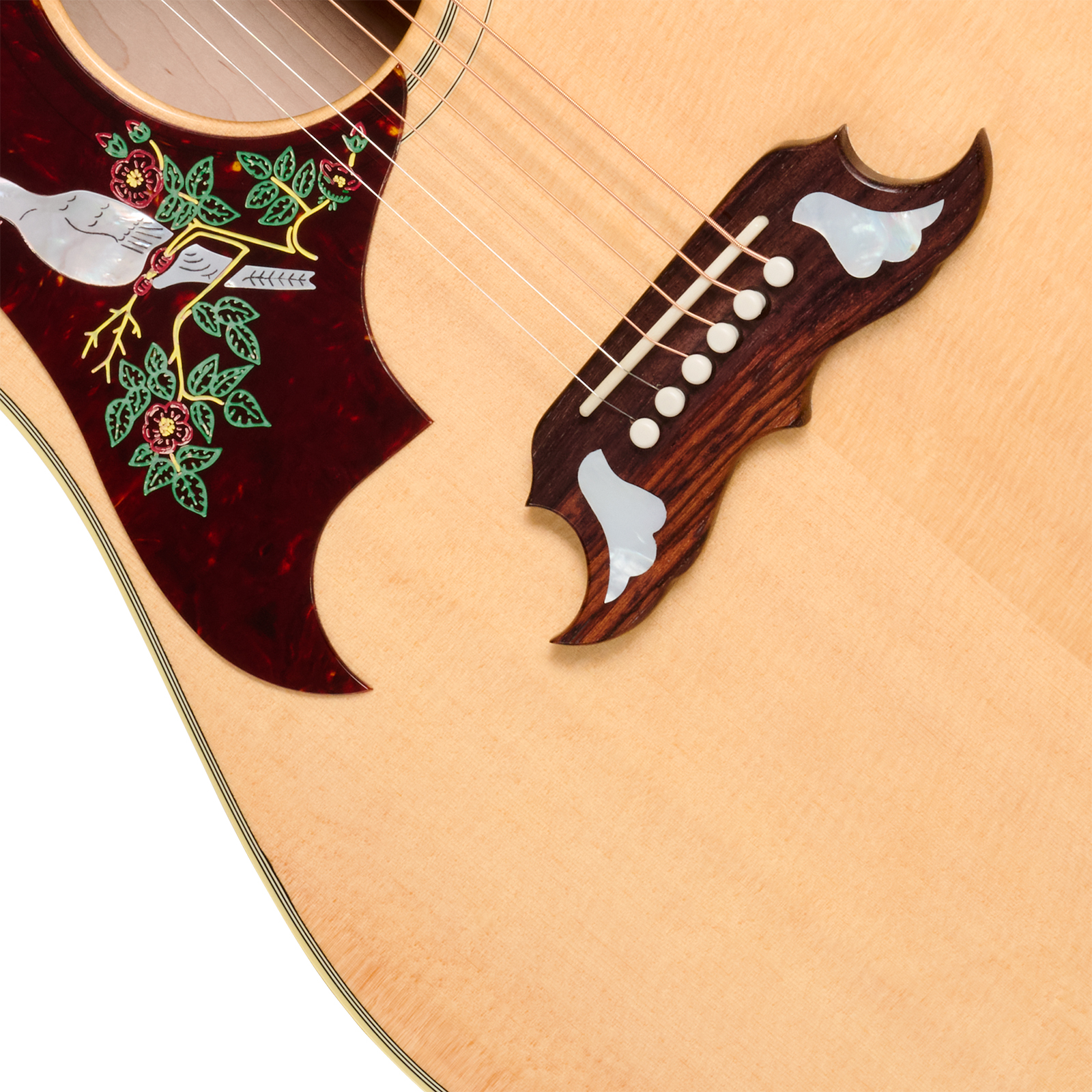 Gibson Dove Lh Original (baggs Hifi Dna) Dreadnought Gaucher Epicea Erable Rw - Antique Natural - Guitarra folk - Variation 2