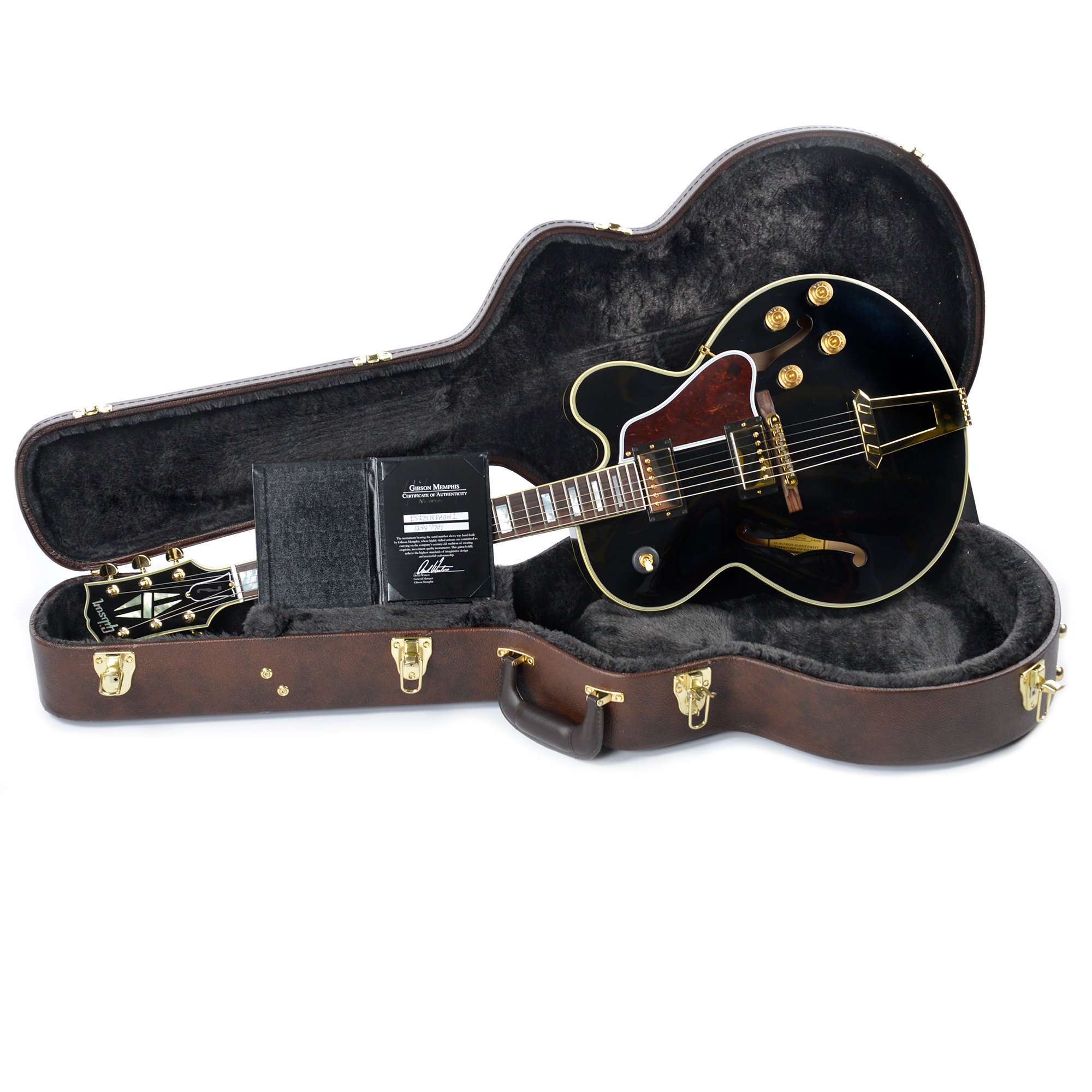 Gibson Es-275 Custom 2018 Ltd - Ebony - Guitarra elécrica Jazz cuerpo acústico - Variation 5