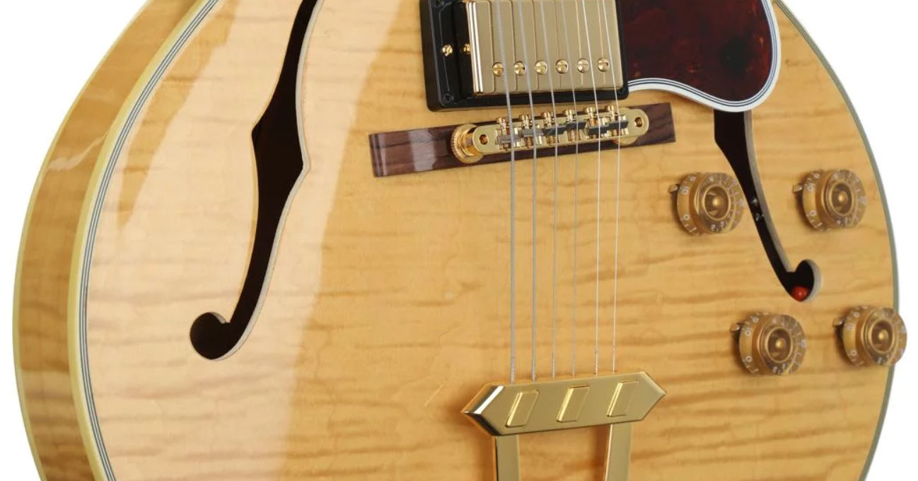 Gibson Es-275 Custom 2018 Ltd - Dark Vintage Natural - Guitarra elécrica Jazz cuerpo acústico - Variation 4