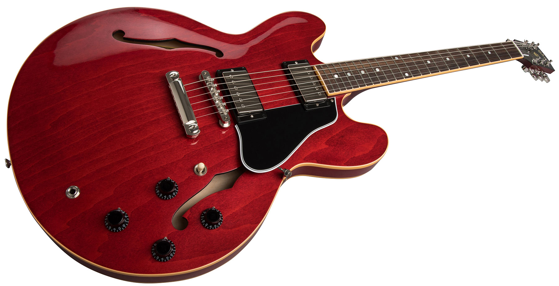 Gibson Es-335 Dot 2019 Hh Ht Rw - Antique Faded Cherry - Guitarra eléctrica semi caja - Variation 1