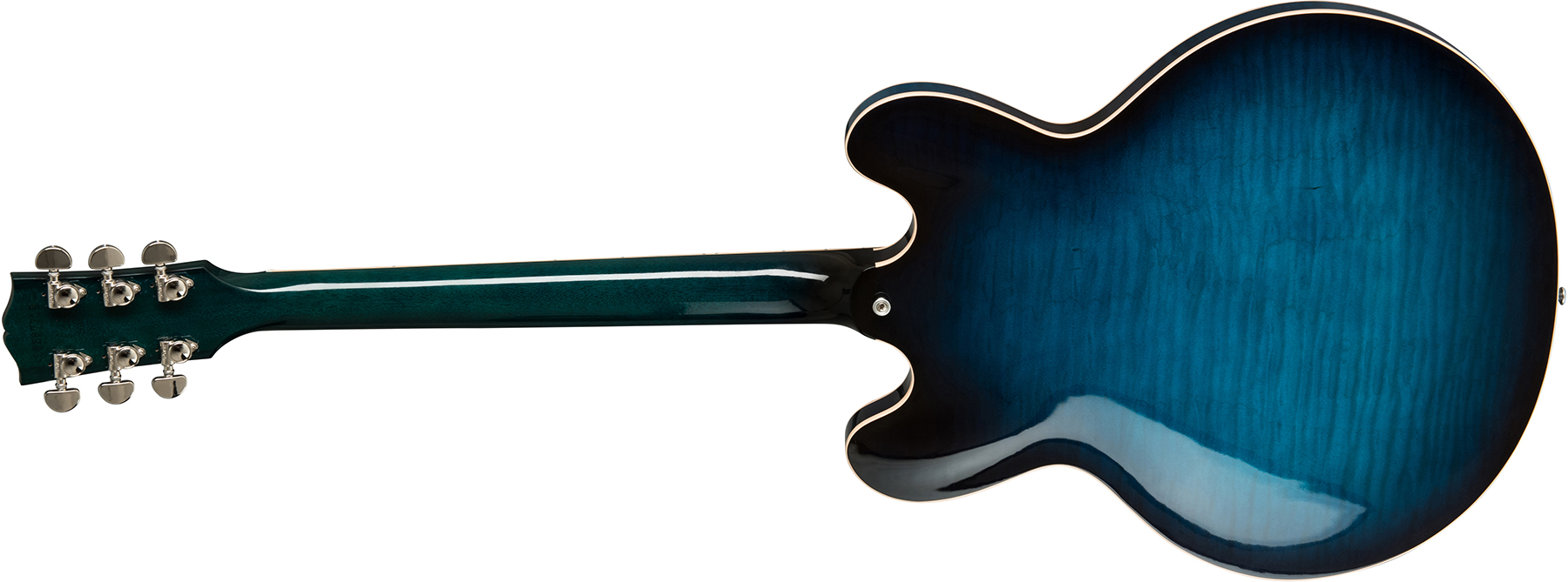 Gibson Es-335 Dot 2019 Hh Ht Rw - Blue Burst - Guitarra eléctrica semi caja - Variation 1