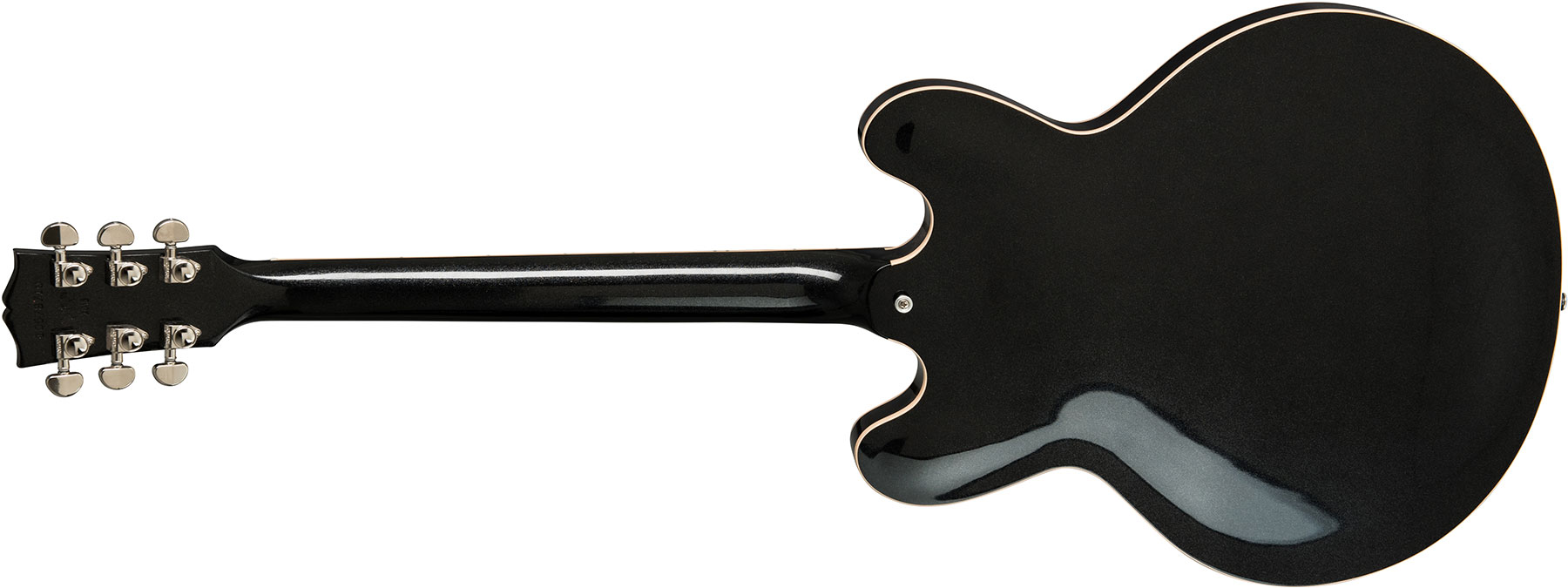 Gibson Es-335 Dot 2019 Hh Ht Rw - Graphite Metallic - Guitarra eléctrica semi caja - Variation 2